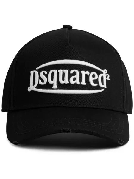 Căciulă Dsquared2 cu broderie negru