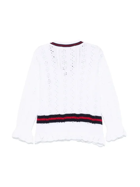 Sweter dziecięcy Patachou biały