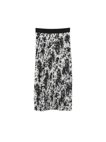 Spódnica midi Karl Lagerfeld z logo czarna