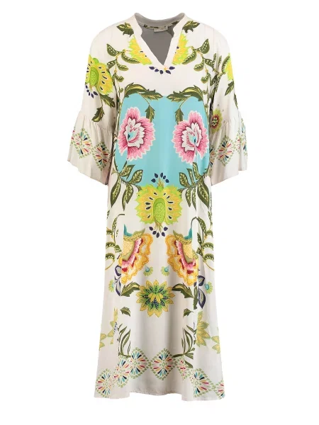 Key Largo Rochie Boho albastru deschis / verde / roz / natural alb