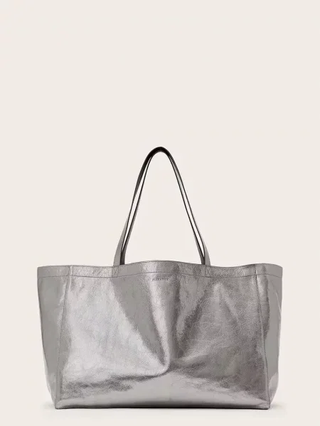 AllSaints geantă shopper pentru femei din piele ROSALIE