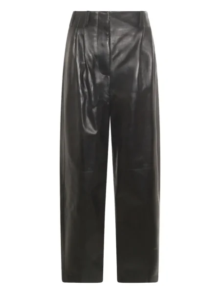 Pantaloni Givenchy din piele negru