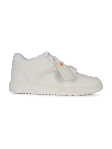 Sneakersy Off-white biznesowe białe