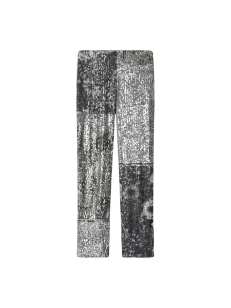 Spodnie Maison Margiela z cekinami w kwiatki