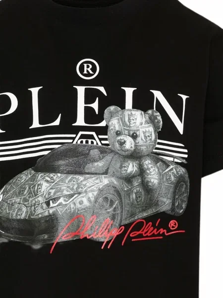 Koszulka dziecięca Philipp Plein czarna