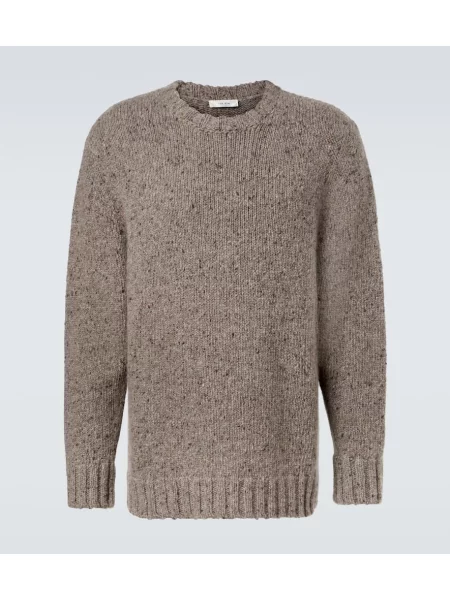 Pulover The Row din cașmir maro