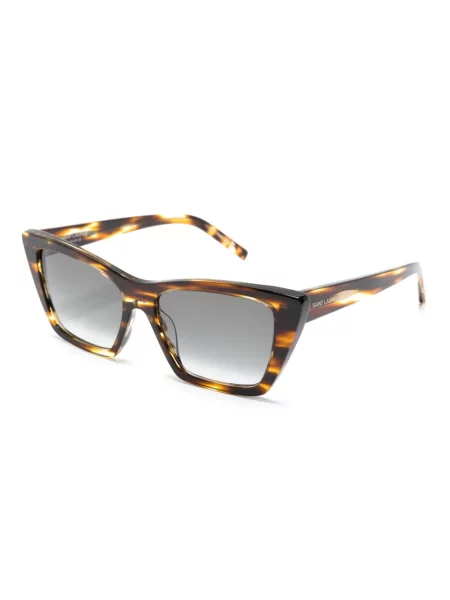 Saulės akiniai Saint Laurent Eyewear ruda