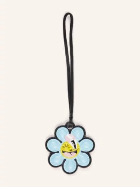 Marc Jacobs Přívěsek Na Tašku The Daisy Mirror Charm tmavě modrá / žlutá černá