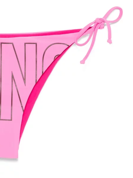 Μπικίνι Moschino με σχέδιο γραβάτες ροζ
