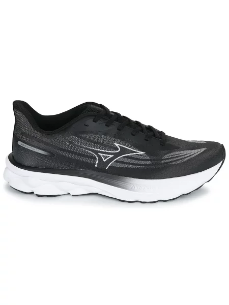 Pánske bežecké topánky Mizuno Wave Skyrise 7 black/white/iron gate čierna