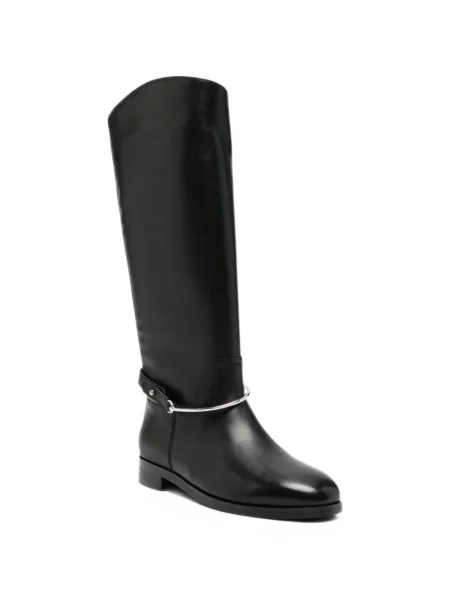 Botine Linda Baumann din piele negru