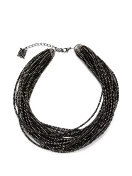Colier Panicale cu mărgele negru