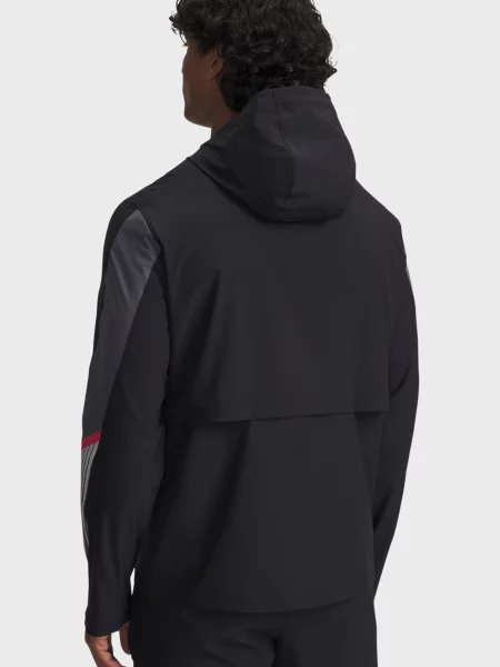 Вітровка Under Armour з капюшоном чорна