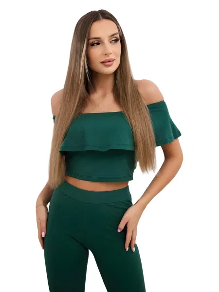 Lumera Tepláková súprava tmavozelená