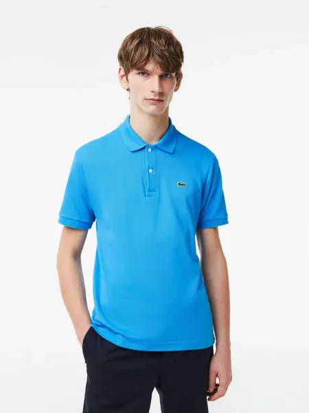 Поло Lacoste блакитний