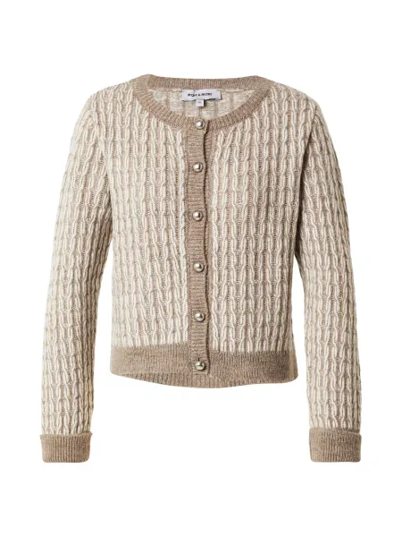 MORE & MORE Geacă tricotată argintiu gri