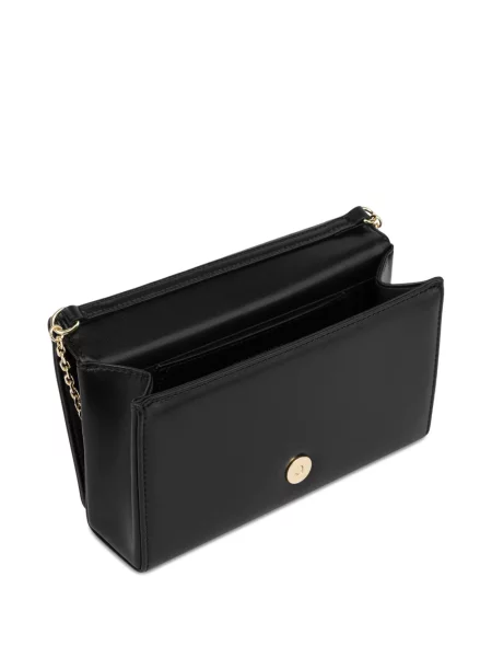 Psaníčko Love Moschino s aplikacemi se srdcovým vzorem černé