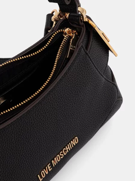 Кожаная сумка через плечо Love Moschino