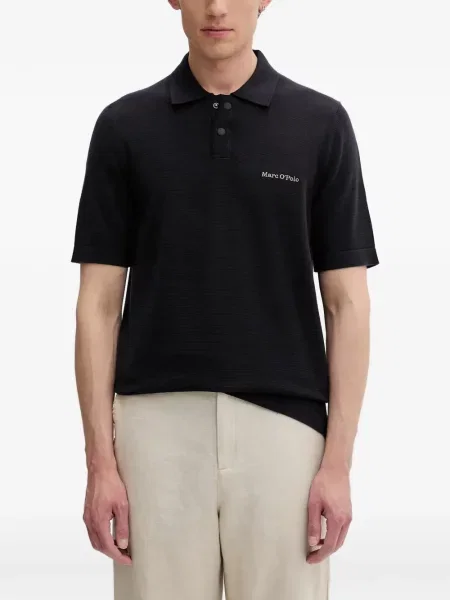 Tricou polo Marc O'polo cu broderie albastru