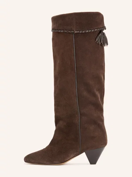 Isabel Marant Boty Elita tmavě hnědá