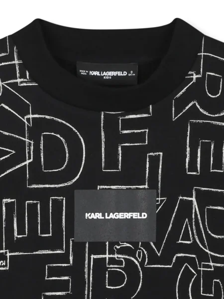 Bluza dziecięca Karl Lagerfeld czarna