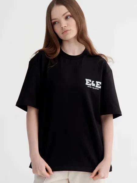 Футболки і поло Estro чорний