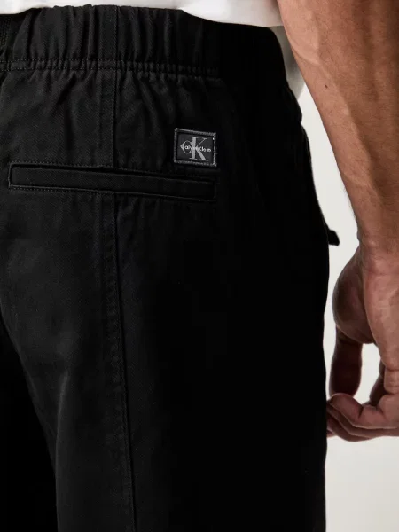 Calvin Klein Jeans панталон baggy мъжки от черно