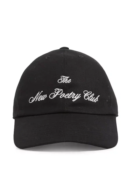 Șapcă Ann Demeulemeester cu broderie negru
