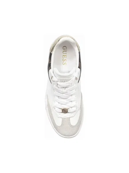 Guess Sneakersy FLPSWO Biela hnedá