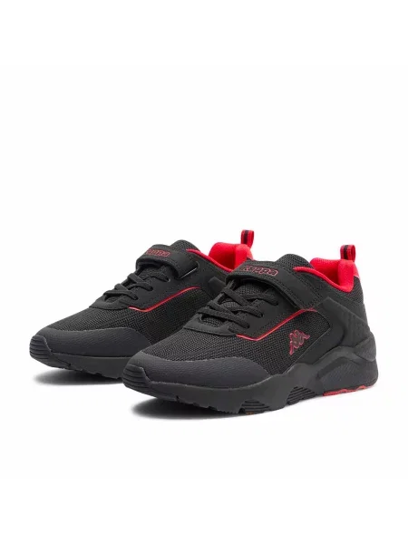 Buty sportowe chłopięce Kappa Safir 2 czarno-czerwone czarne