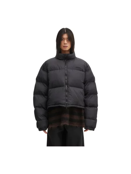 Kurtka Vetements z logo czarna