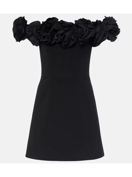 Rochie Rebecca Vallance cu model floral negru