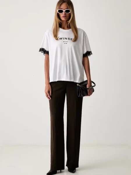 Twinset tricou din alb