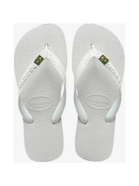 Japonki Havaianas Brasil białe