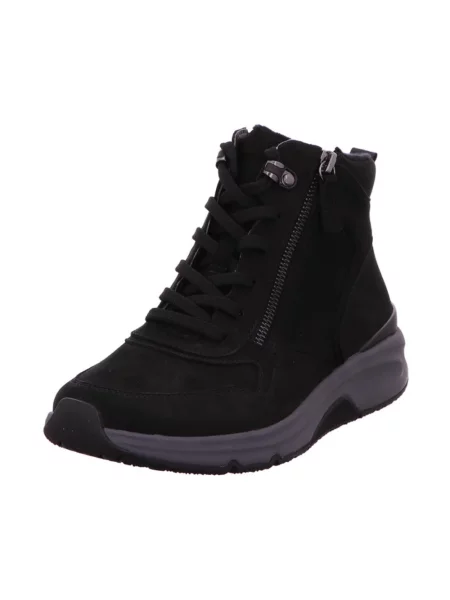 Buty do kostki Gabor zamszowe czarne