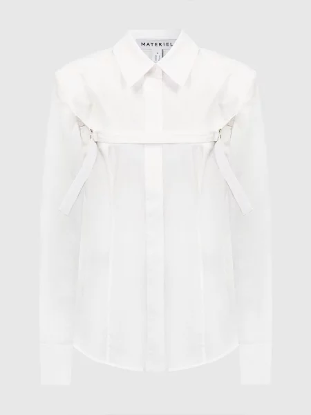 Рубашка Matériel с ремешками белая