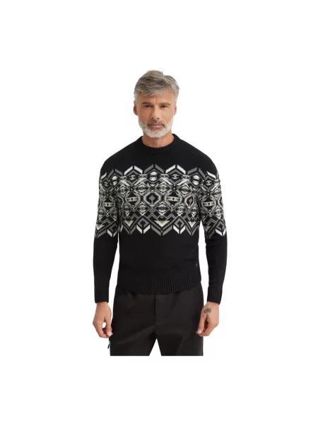 Sweter Bogner wełniany czarny