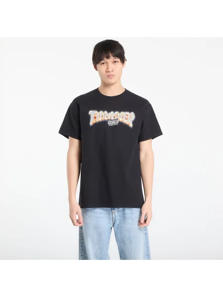 Tricou Thrasher Explicit T-Shirt Black XL negru