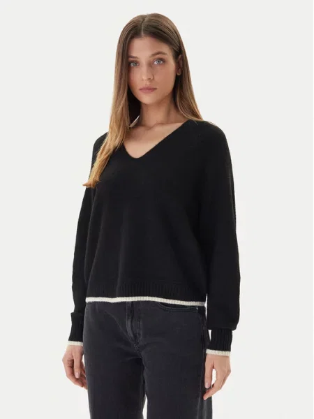 Vero Moda Πουλόβερ Aquarius μαύρο
