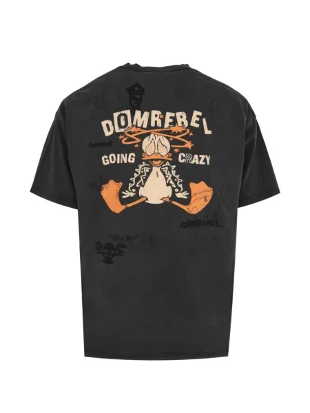 Tricou Domrebel cu imagine negru
