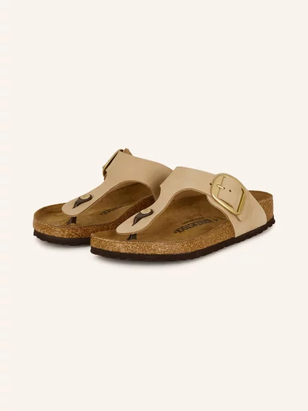 Birkenstock Žabky Gizeh Big Buckle světle hnědá béžové