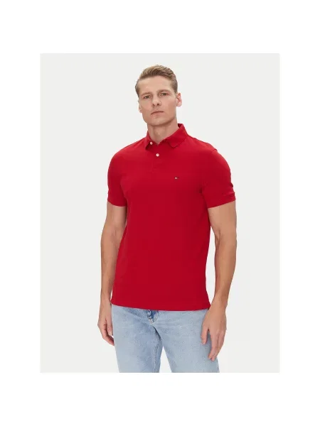 Tommy Hilfiger Polo marškinėliai Regular Fit raudona