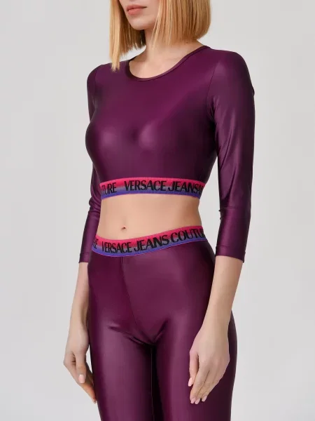 Топ Versace Jeans Couture фіолетовий