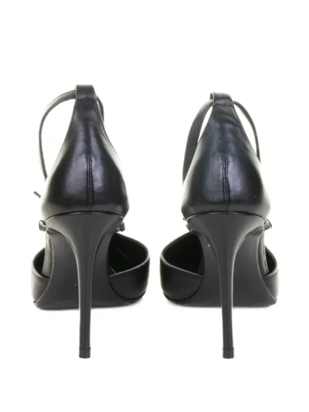 Pantofi cu toc Chantal cu vârf ascuţit negru