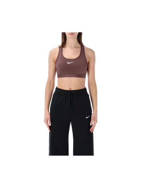 Stanik sportowy Nike brązowy