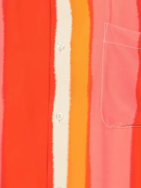 Pruhovaná košile Sandro červená