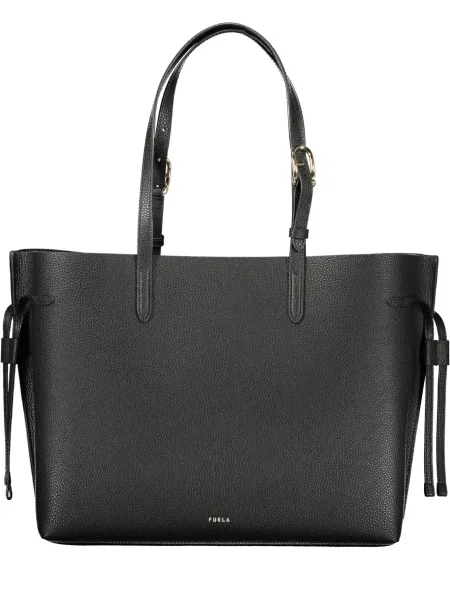 Geantă shopper Furla din piele negru
