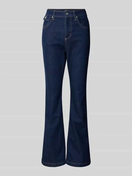 BOSS Dżinsy bootcut Lyris Kobiety jednolity niebieski