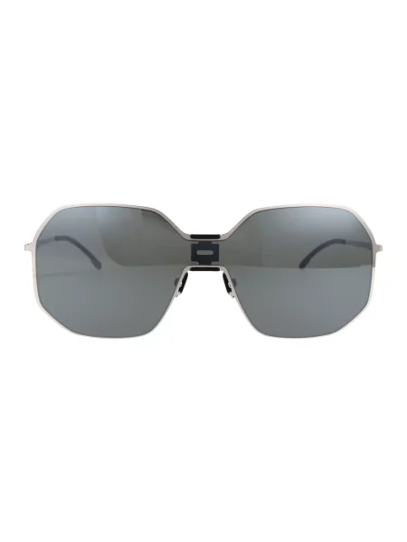 Lniane okulary przeciwsłoneczne Mykita szare