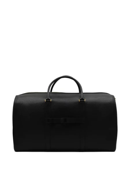 Geantă Thom Browne din piele negru